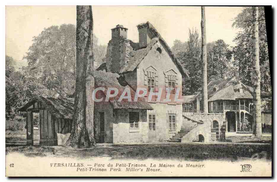 CPA Versailles Parc de Petit Trianon la maison du Meunier 