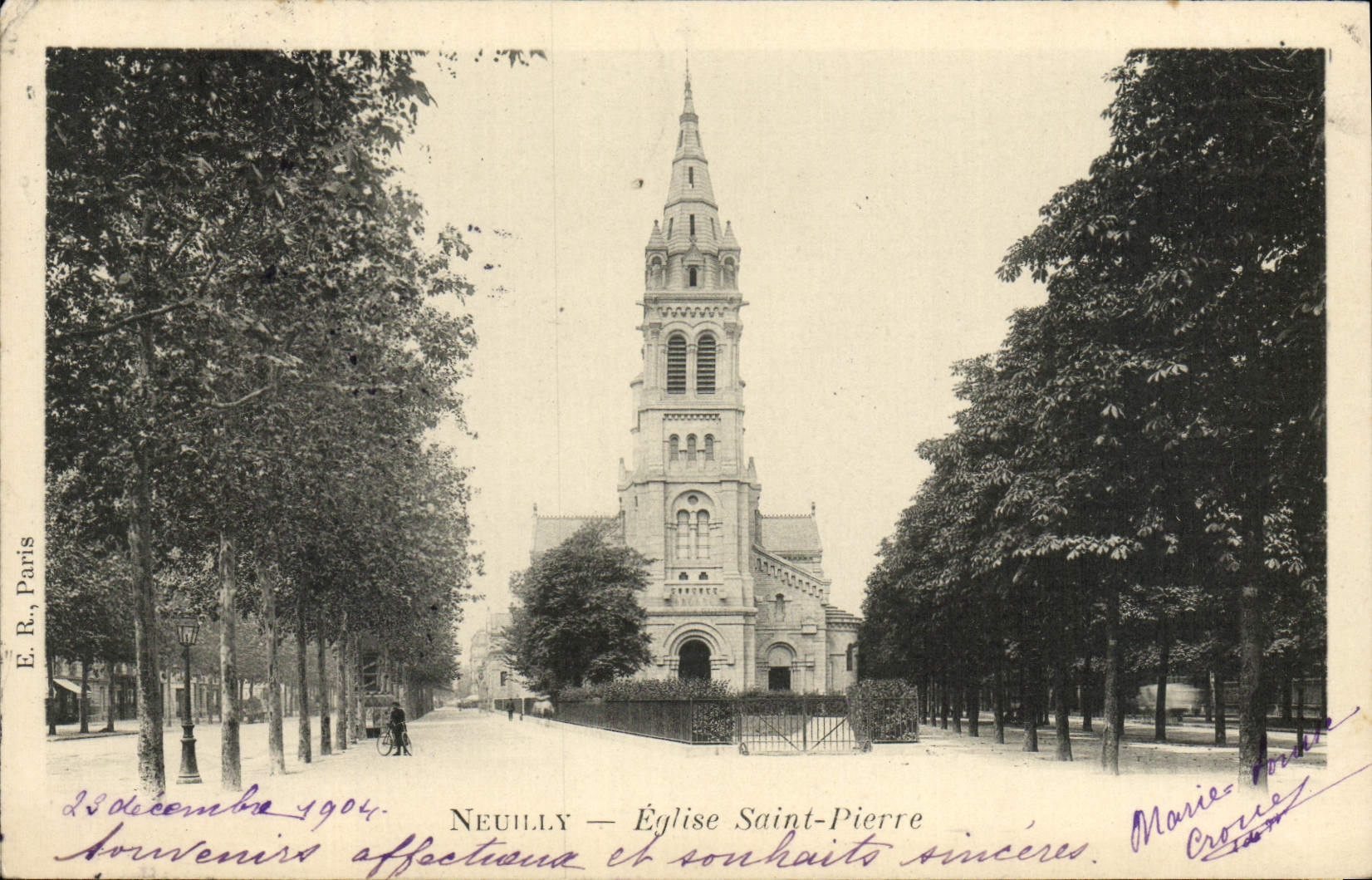 CPA Neuilly Eglise Saint Pierre 