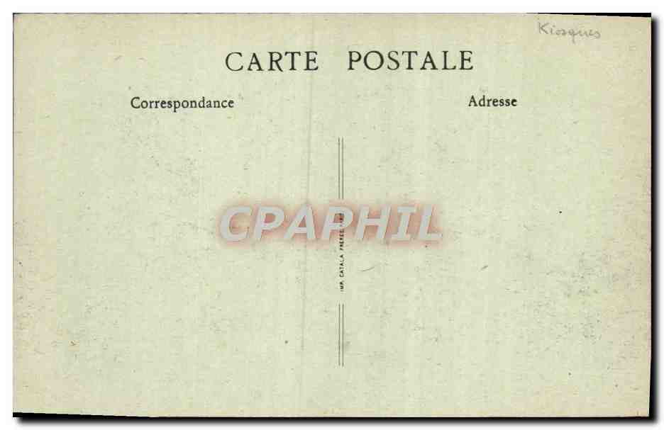 CPA Versailles L'Eglise Notre Dame oeuvre de Mansard — Verso