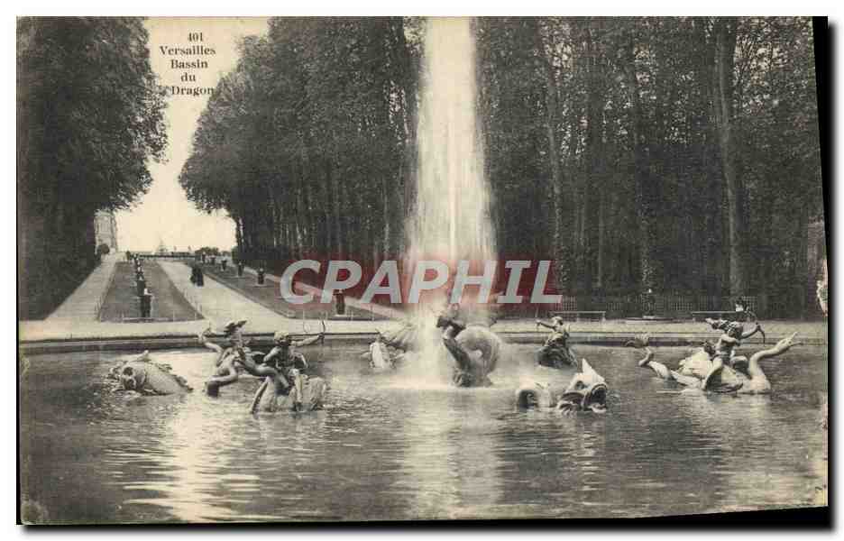 CPA Versailles Bassin du Dragon