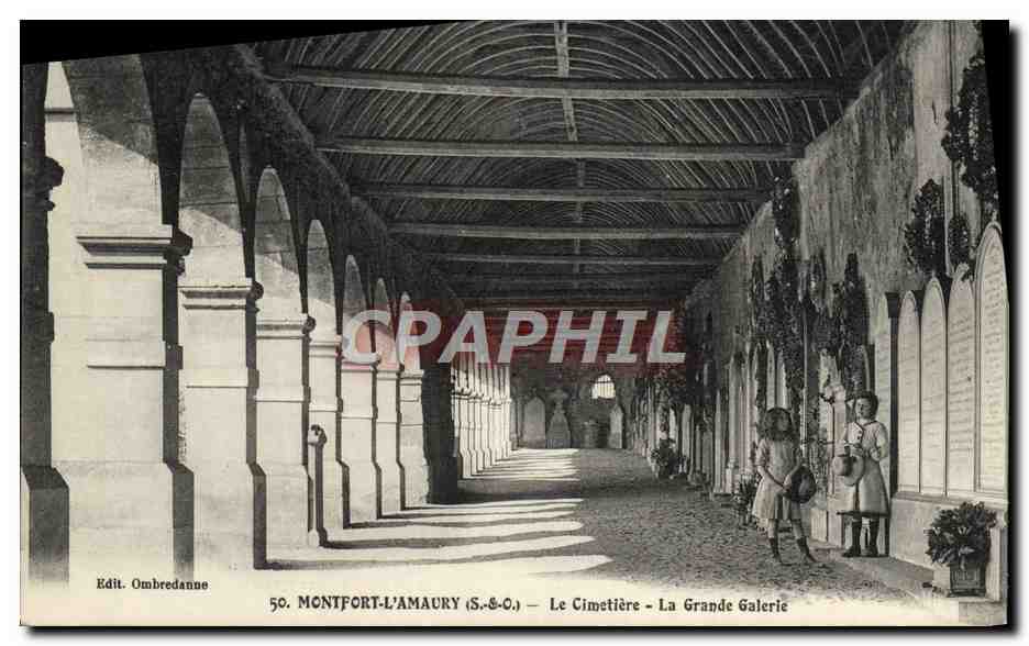 Montfort-l'Amaury (S.-&-C.) — Het Kerkhof — De Grande Galerie — Edit. Ombredanne, n° 50