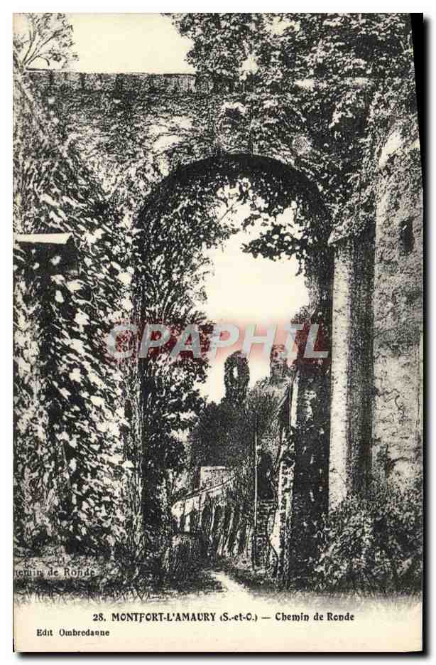 Montfort-l'Amaury (S.-et-O.) — Chemin de Ronde — Edit Ombredanne