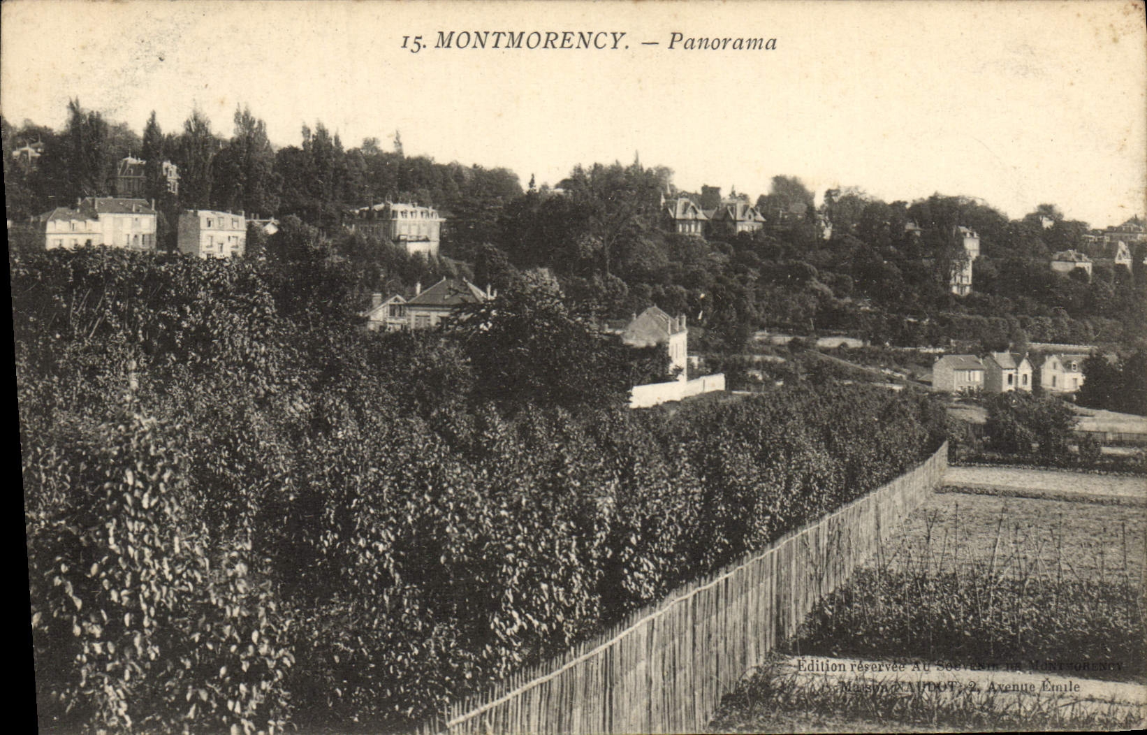 CPA Montmorency Panorama 
