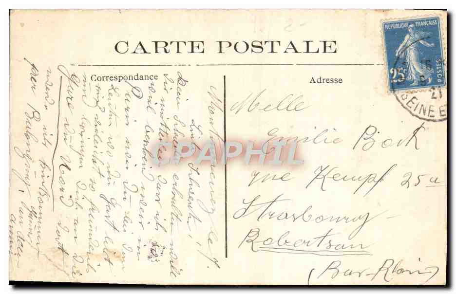Montmorency - Château du Maréchal de Luxembourg (1705-1817) — Édition souvenir de Montmorency, Maison NA DOT, 2, Avenue Émile — Verso