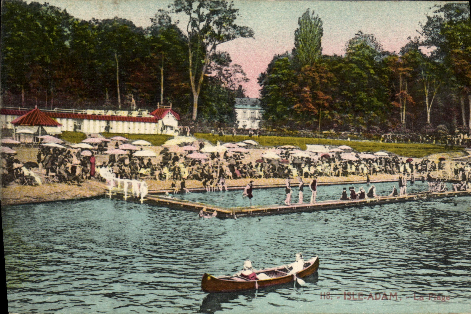 Isle-Adam — La Plage — Edition G. Olivier