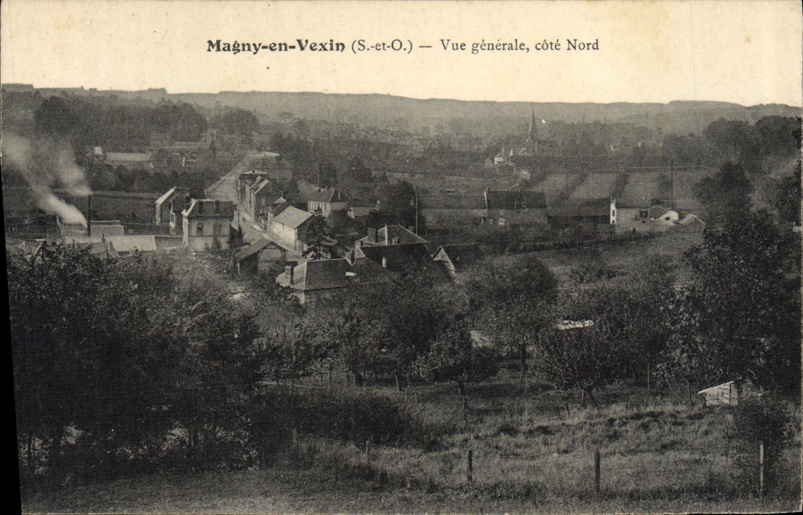 CPA Magny en Vexin Vue generale cote Nord 