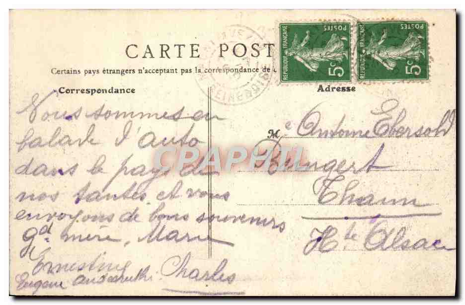CPA Magny en Vexin Vue generale cote Nord  — Rückseite