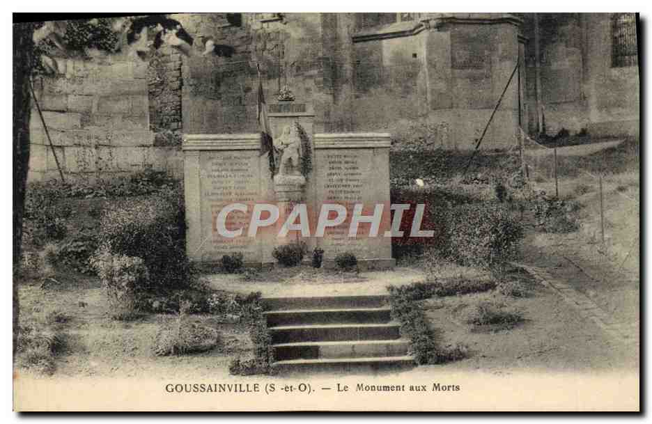 CPA Goussainville Le Monument aux Morts Militaria