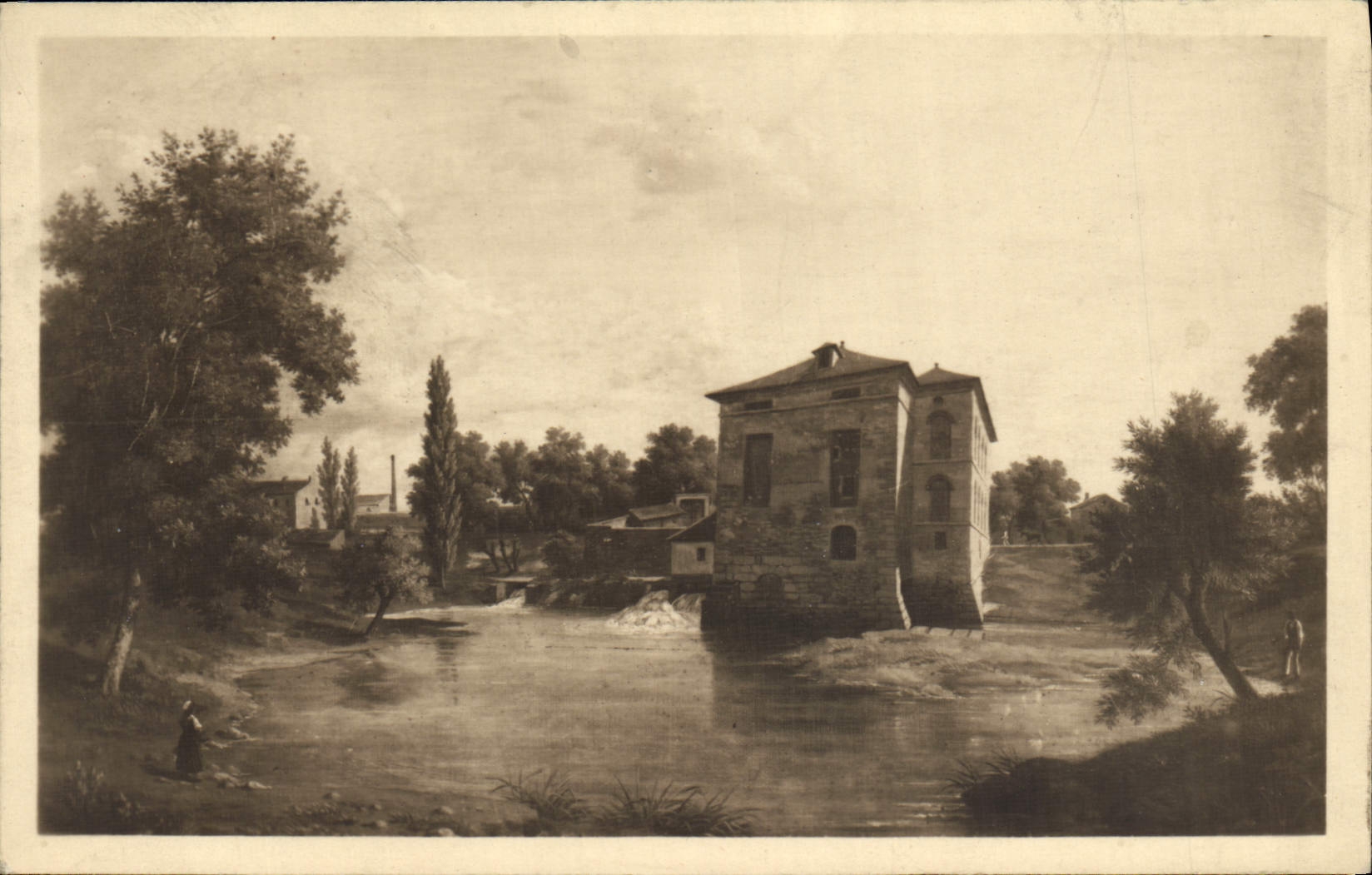 CPA Musee de Saint Denis Bertin Vieux moulin 