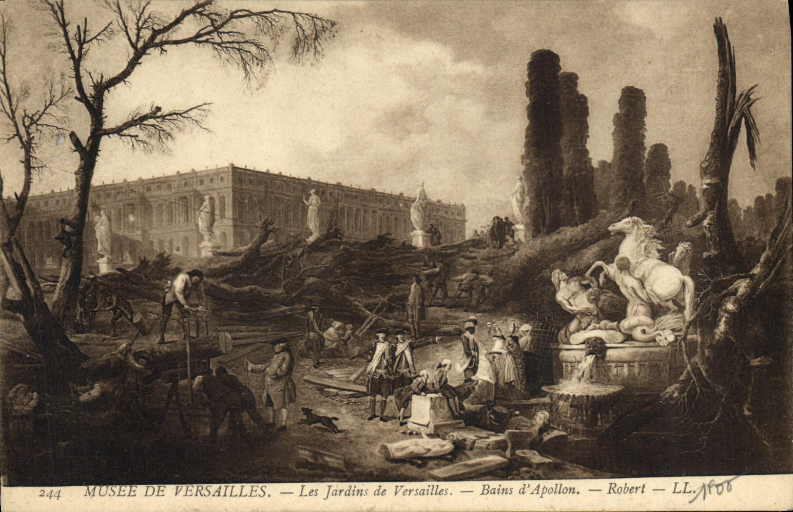 CPA Musee de Versailles Les Jardins de Versailles Bains d'Apollon Robert