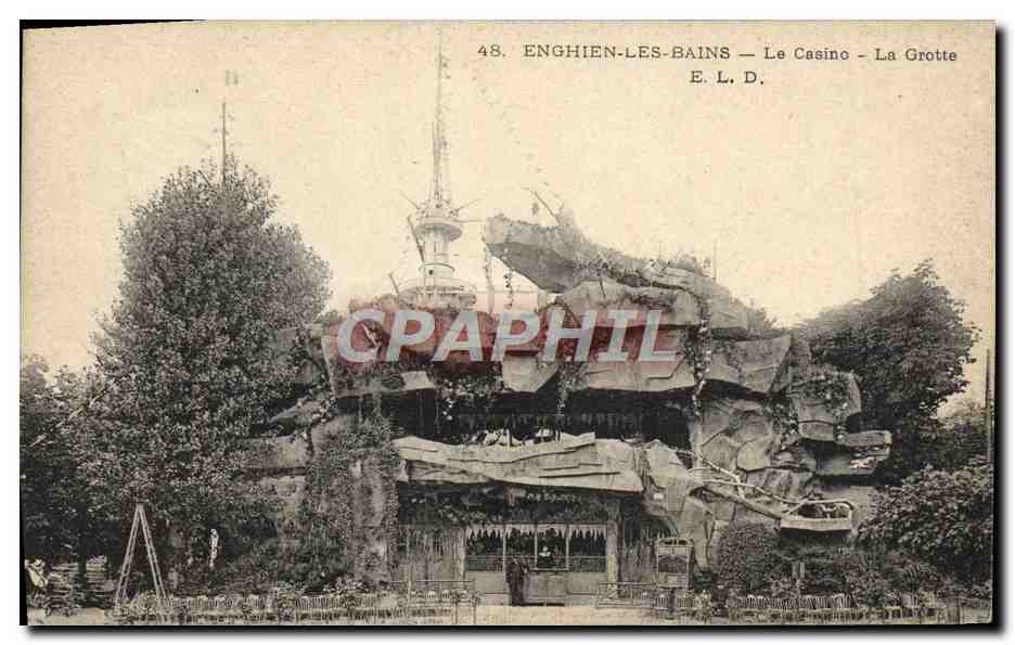 CPA Enghien les Bains Le Casino La Grotte 