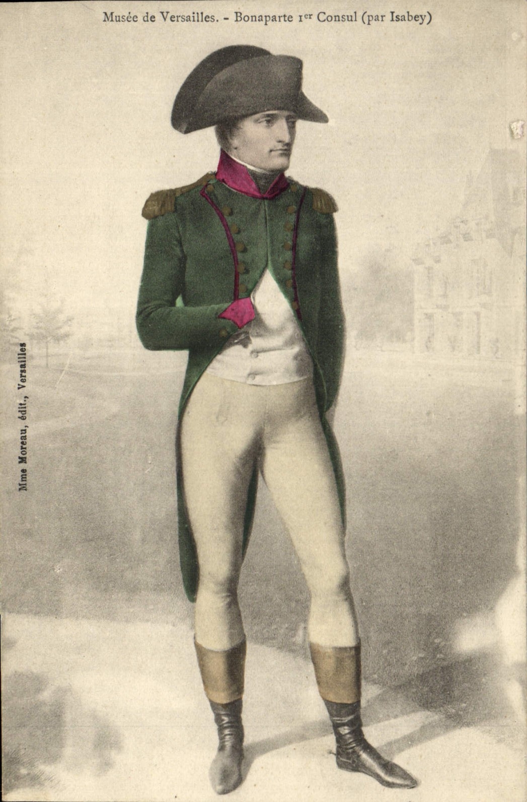 CPA Musee de Versailles Bonaparte l er Consul par Isabey Napoleon 1er
