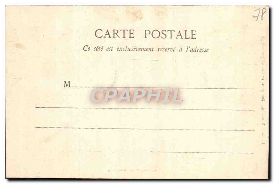 CPA Musee de Versailles Bonaparte l er Consul par Isabey Napoleon 1er — Verso
