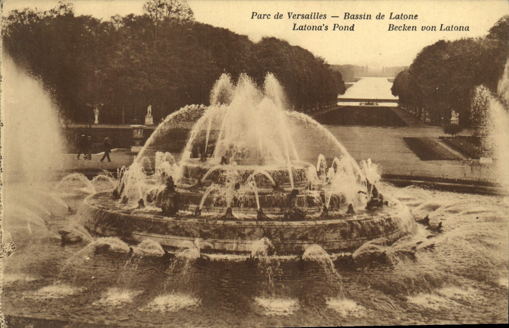 CPA Parc de Versailles Bassin de Latone 
