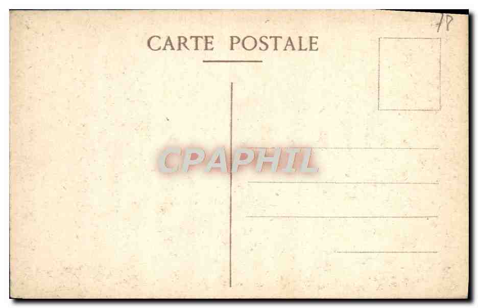 CPA Versailles Le Palais et Avenue de Paris  — Verso