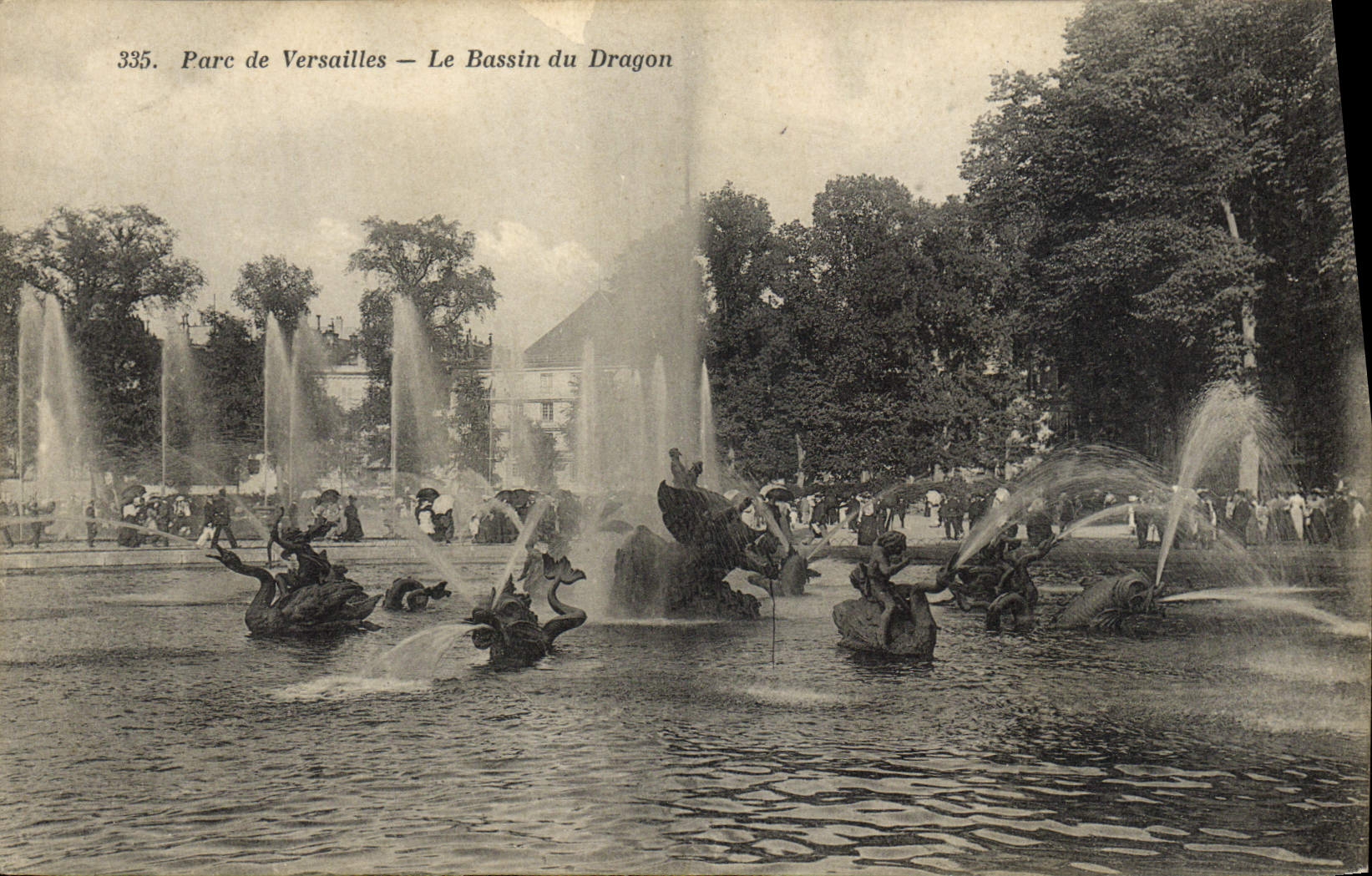 CPA Parc de Versailles Le Bassin du Dragon