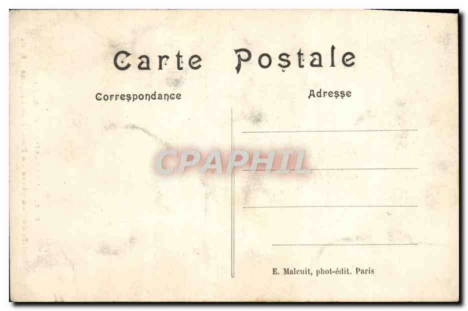 CPA L'Isle Adam Motifs de Sculputure du Portail de l'Eglise  — Rückseite