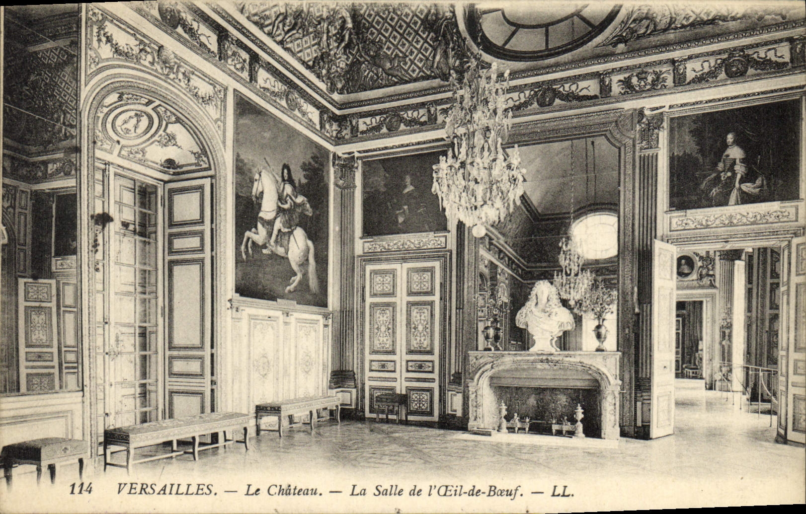 CPA Versailles Le Chateau La Salle De l'Oeil de boeuf