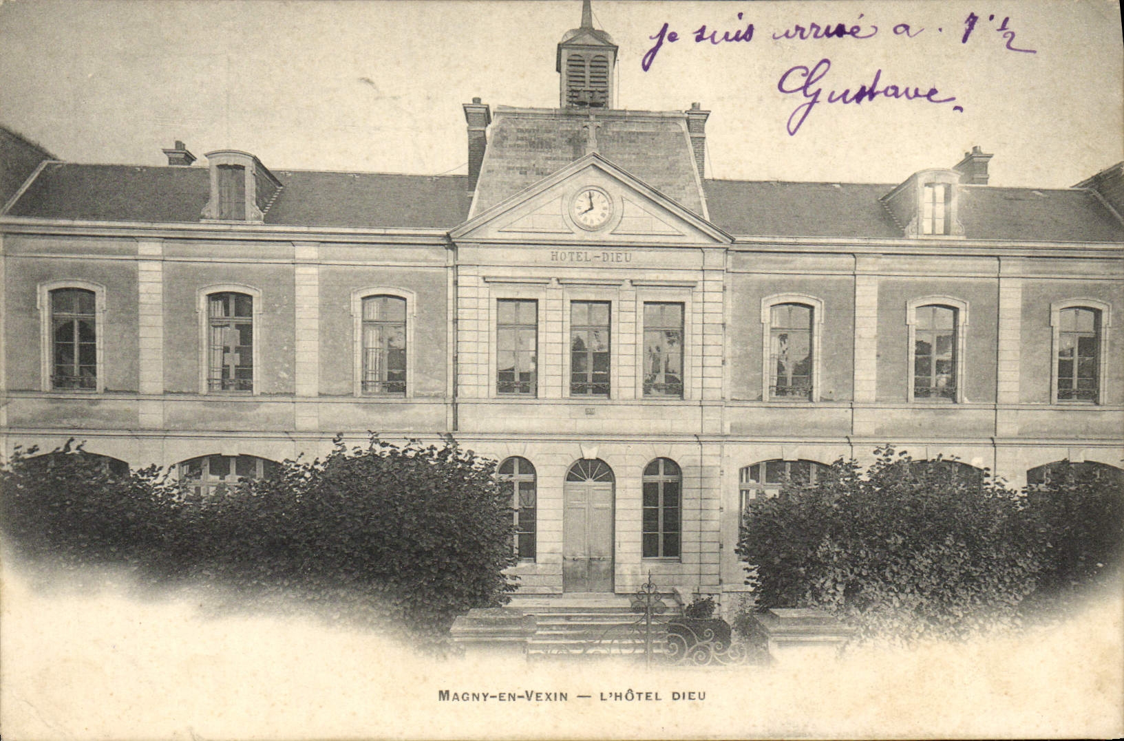 CPA Magny En Vexin L'Hotel Dieu