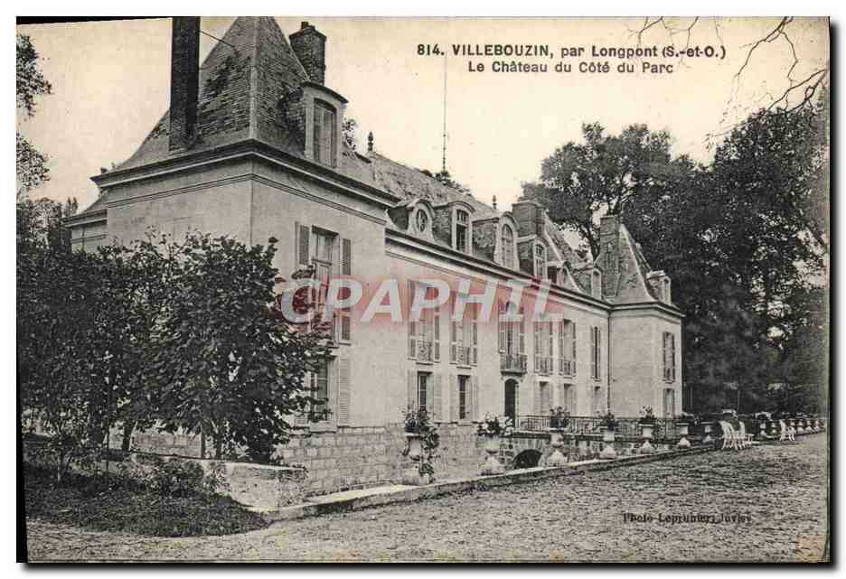 Villebouzin, par Longpont (S.-et-O.) — Le Château du Côté du Parc — Photo Leprunier Javas