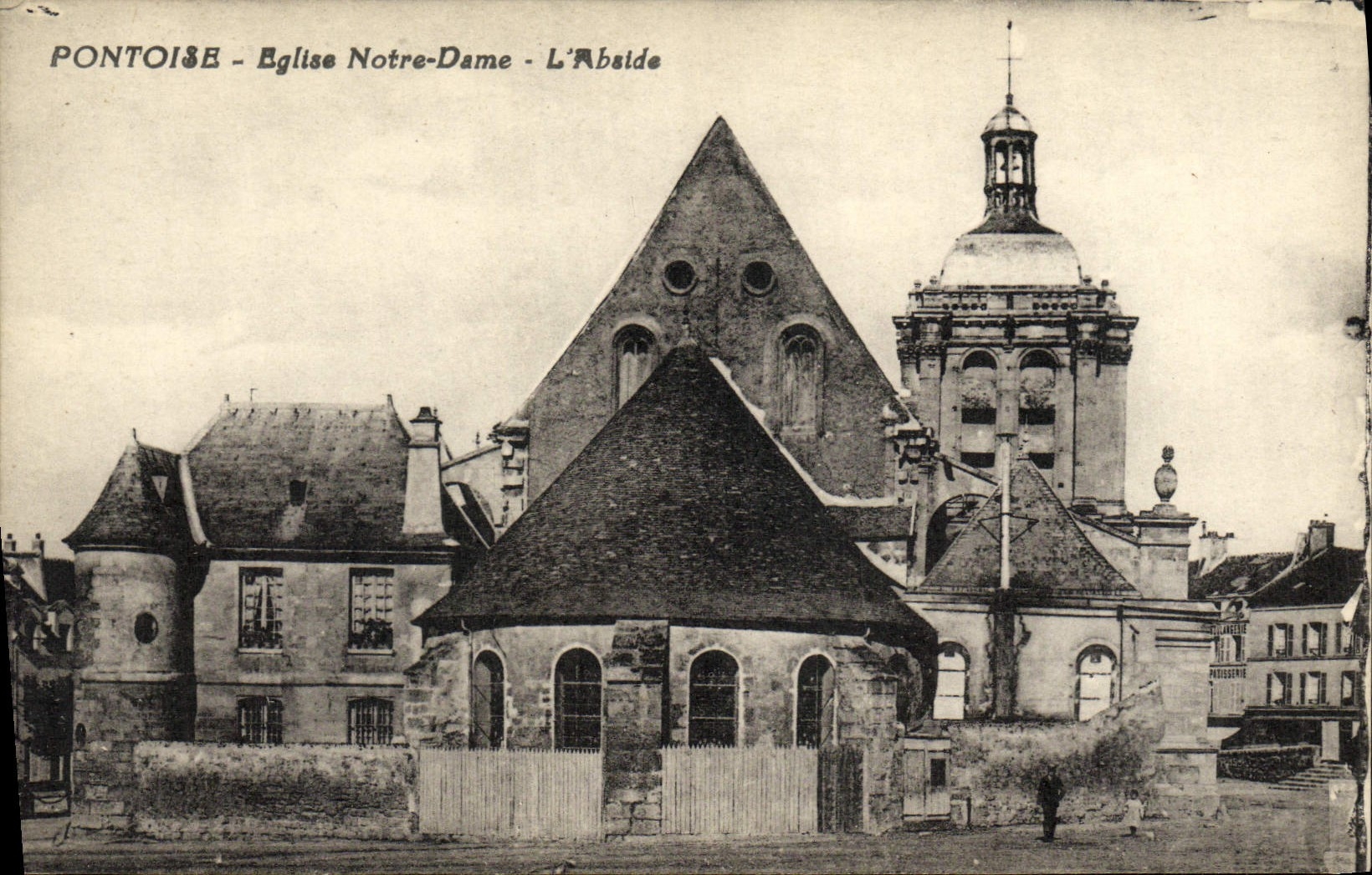 CPA Pontoise Eglise Notre Dame 