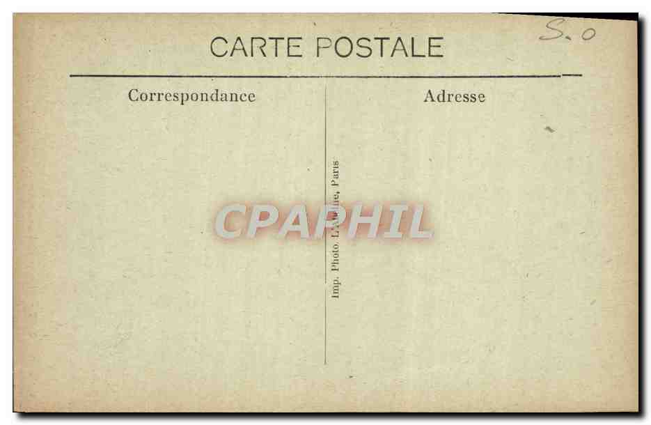 CPA Pontoise Eglise Saint Maclou — Rückseite