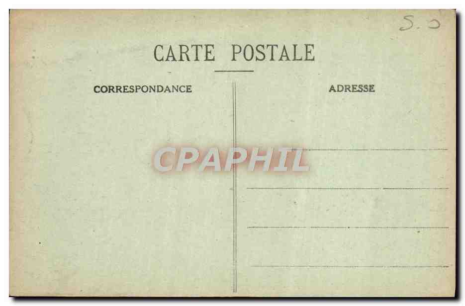 CPA Pontoise Eglise St Maclou — Rückseite
