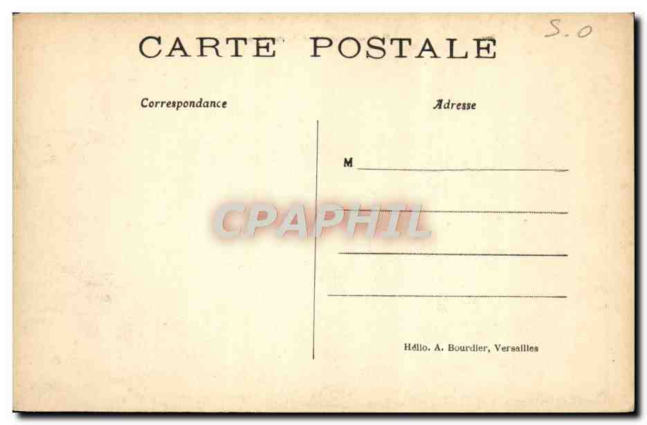 CPA Versailles Panorama — Rückseite