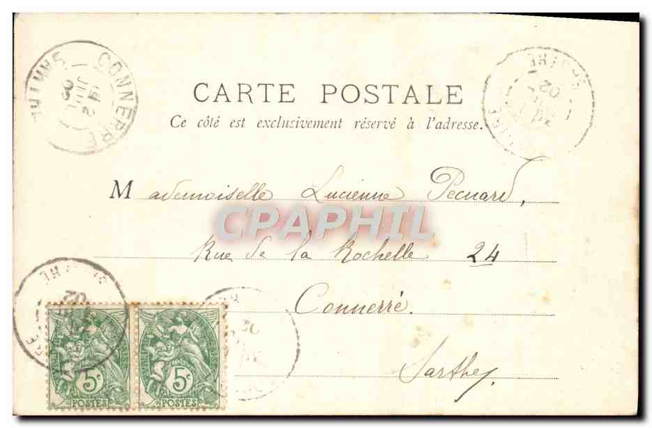 CPA Versailles Le Buffet — Verso