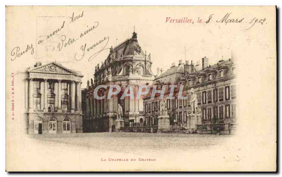 CPA Versailles La Chapelle Du Chateau