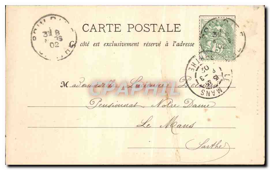 CPA Versailles La Chapelle Du Chateau — Rückseite