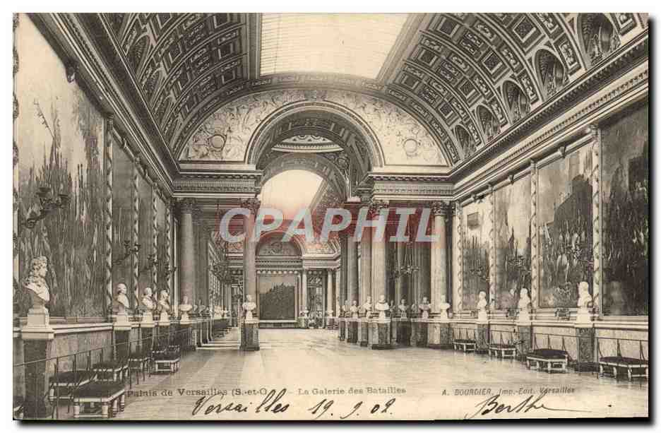 CPA Palais De Versailles La Galerie des Batailles