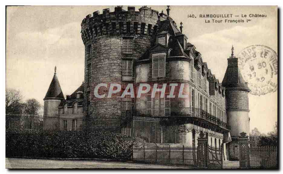 CPA Rambouillet Le Chateau La Tour Francois 1er