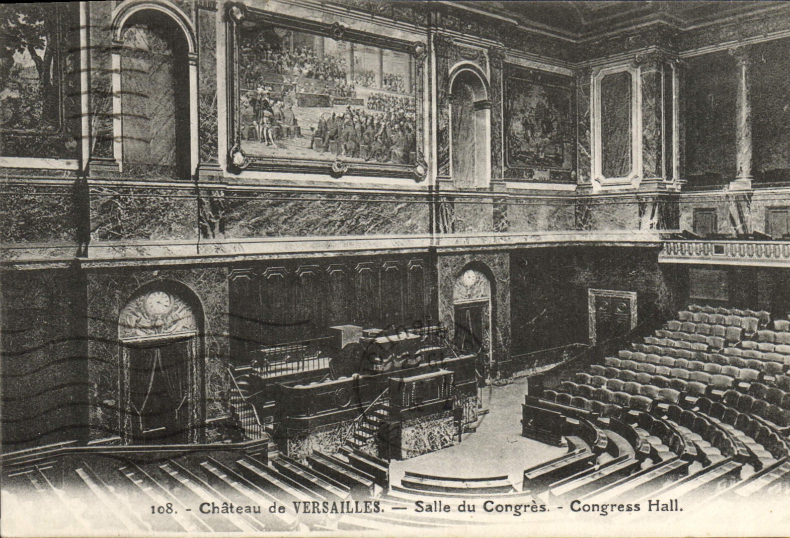 CPA Chateau de Versailles Salle Du Congres 