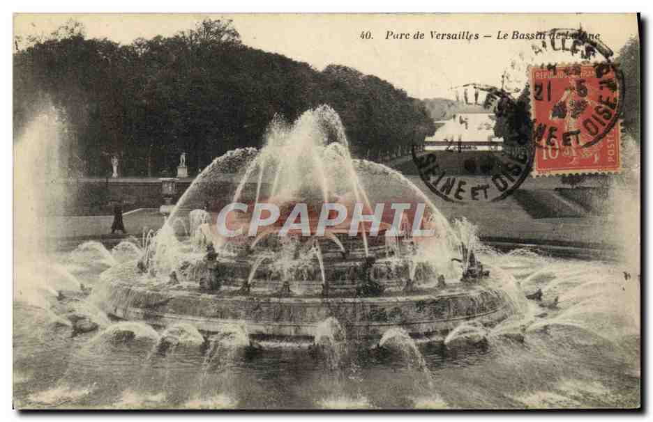 CPA Parc De Versailles Le Bassin De Latone