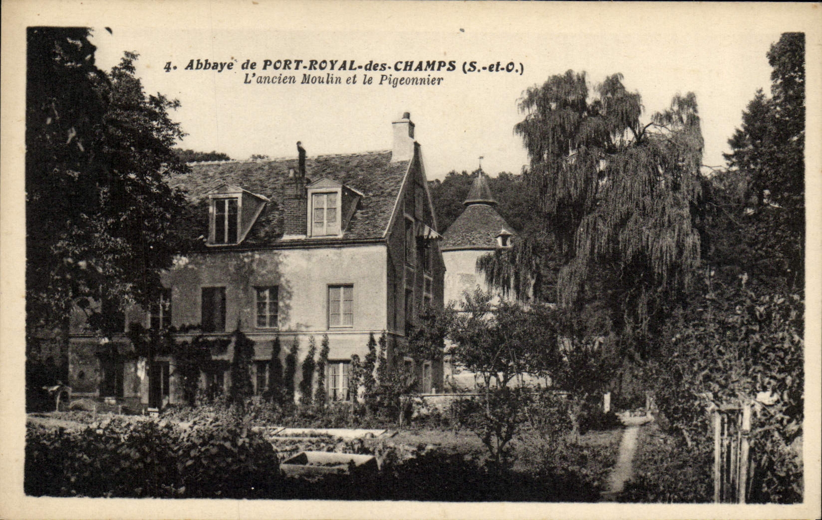 Abbaye de Port-Royal-des-Champs (S.-et-O.) — L'ancien Moulin et le Pigeonnier — n°4