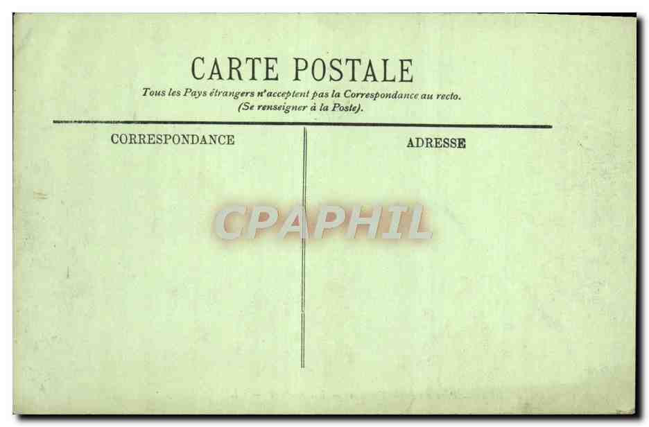 CPA Versailles Parc Du Petit Trianon Les Rochers — Verso