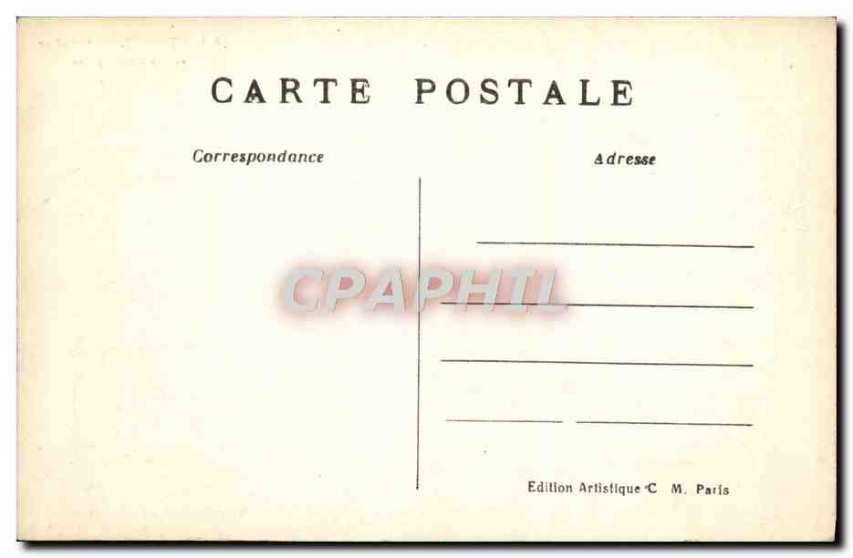 CPA Triel L'Eglise Et les Contreforts — Back