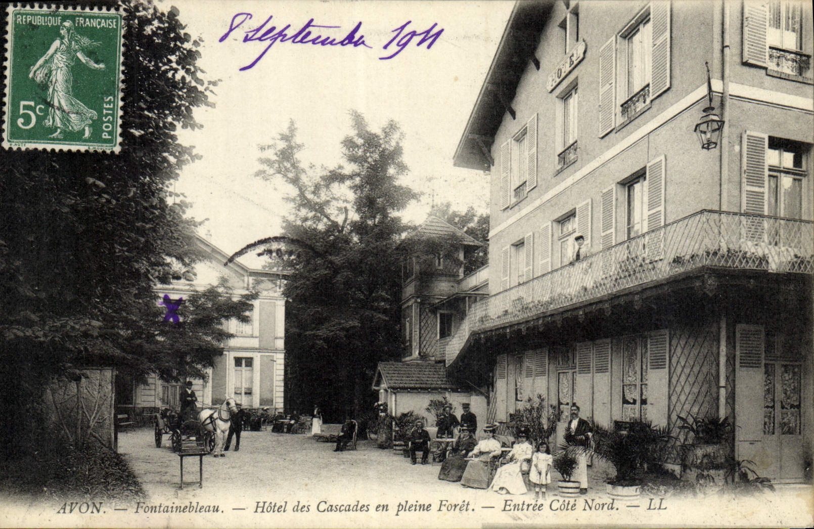 CPA Avon Fontainebleau Hotel Des Cascades En Pleine foret