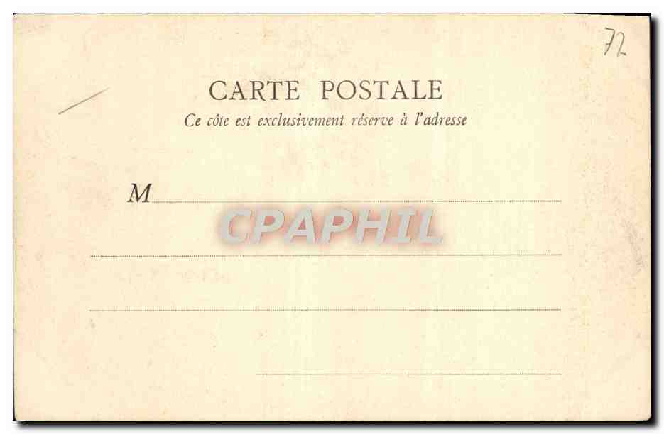 Woud van Fontainebleau — Restaurant de Franchard — B. F., Parijs — Achterkant