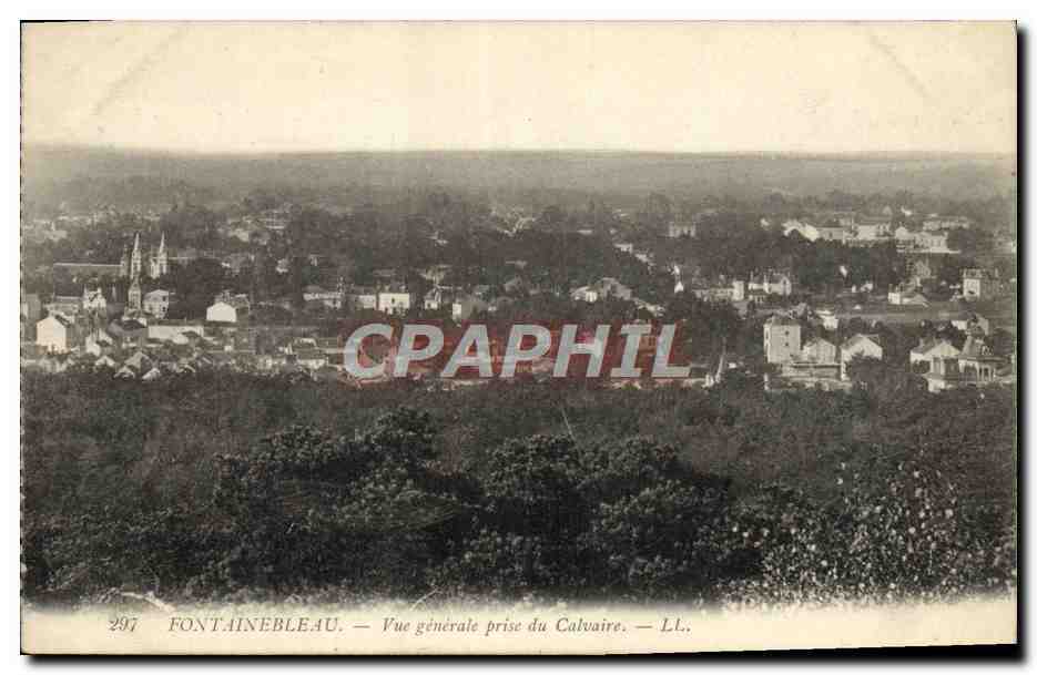 Fontainebleau — Vue générale prise du Calvaire — LL, n°297