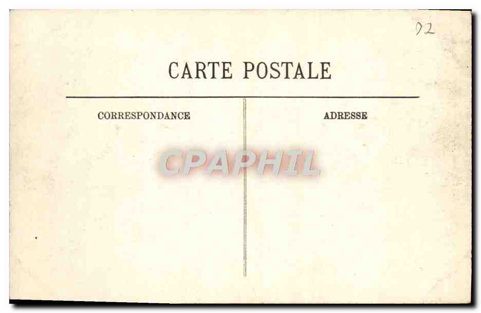 Fontainebleau — Vue générale prise du Calvaire — LL, n°297 — Rückseite