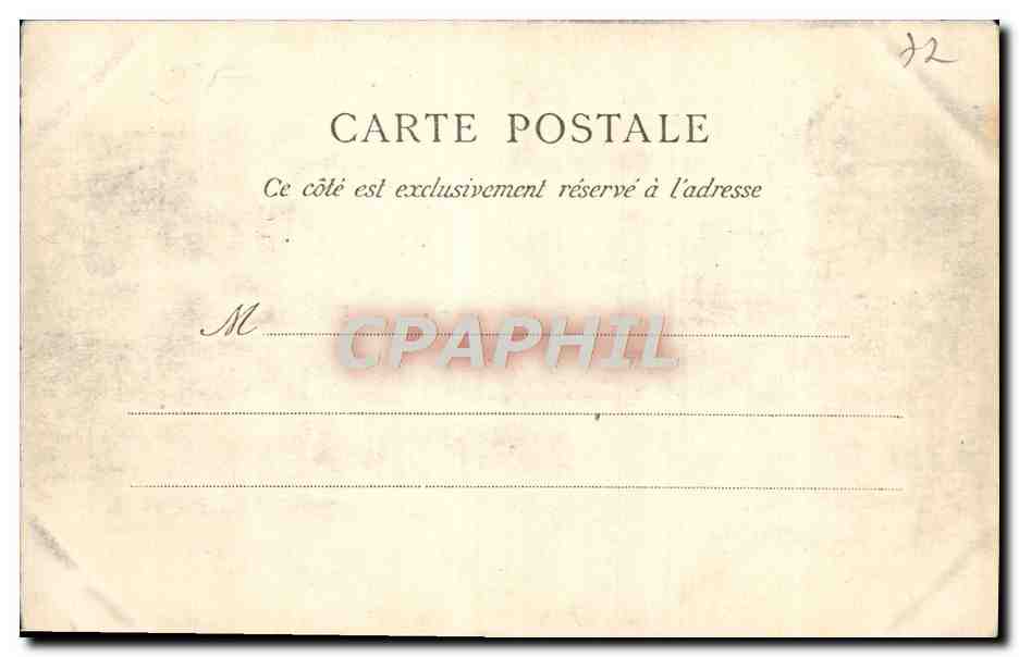 Fontainebleau — Couvent des Carmélites — éditeur Fontainebleau, n° 50 — Rückseite