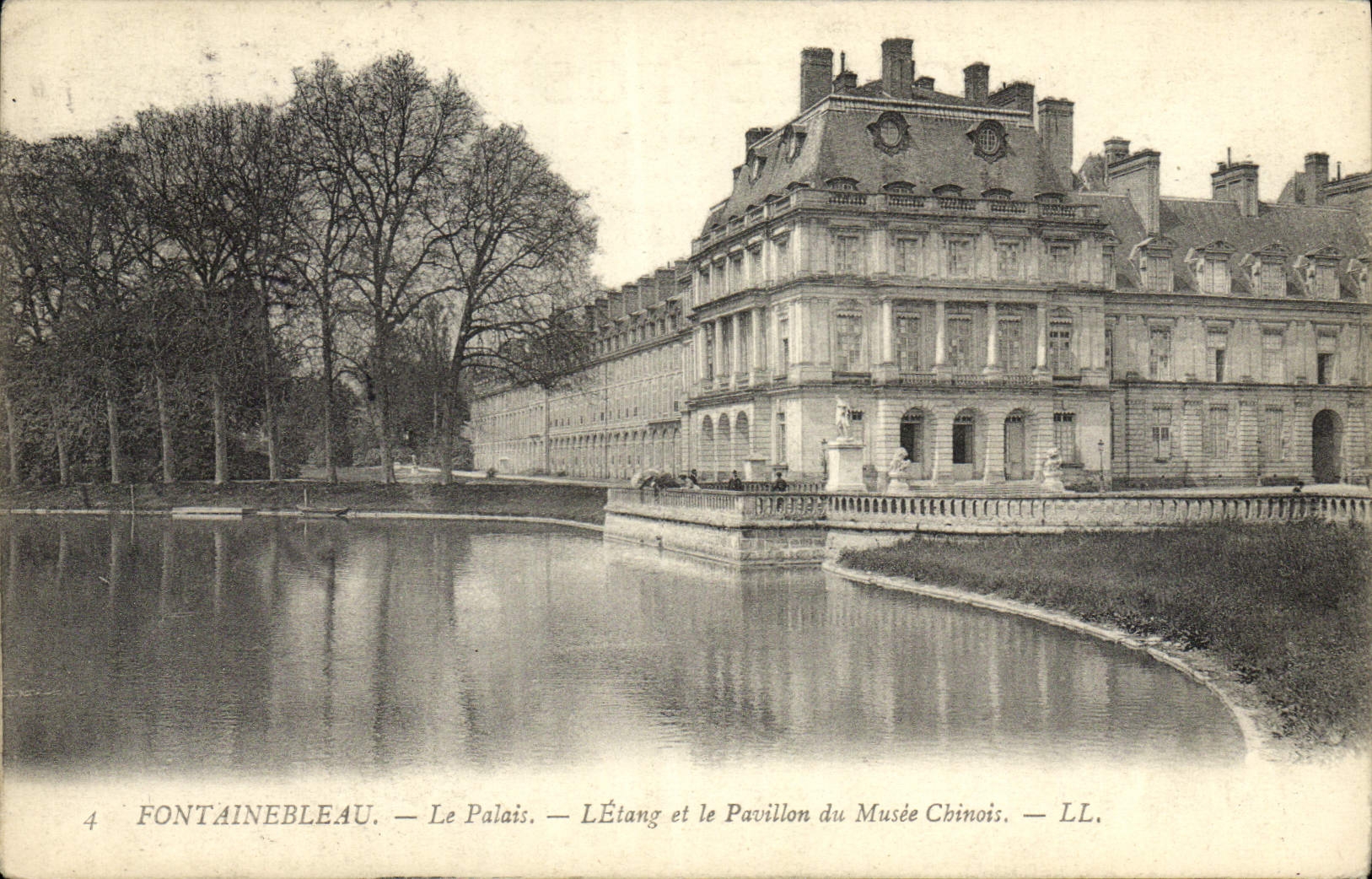 Fontainebleau — Il Palazzo — L'Etang e il Pavillon del Museo Cinese — LL.
