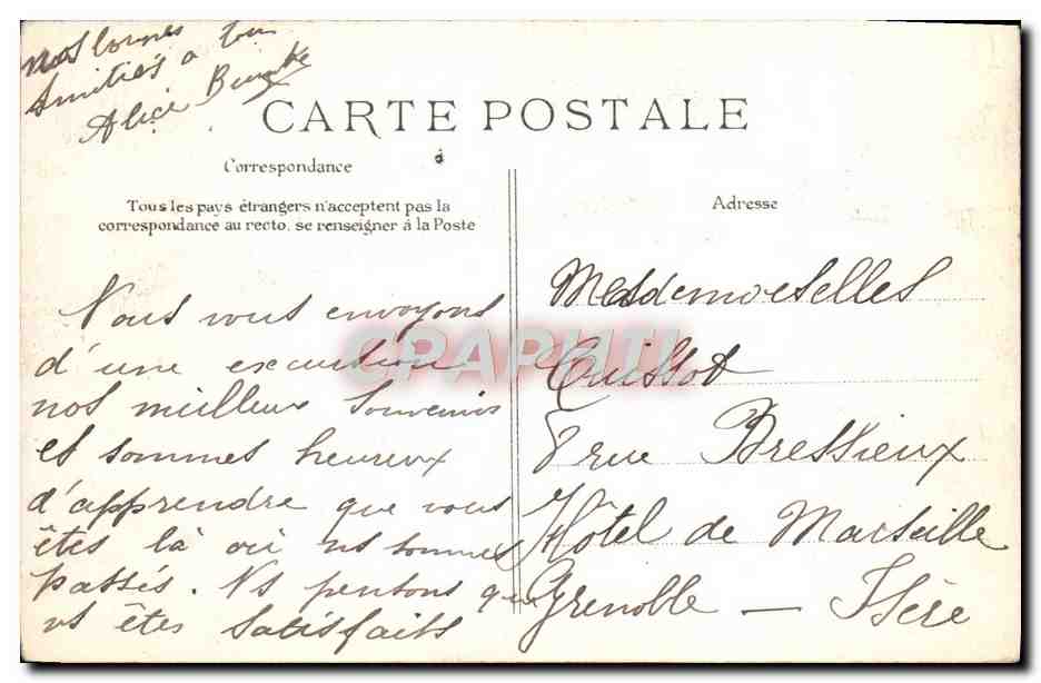 Forêt de Fontainebleau — Médailion Foucher de Careil — Édition S. B. T. Chon — Rückseite