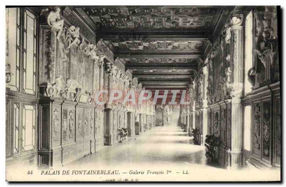 Palacio de Fontainebleau — Galería de Francisco I — LL.