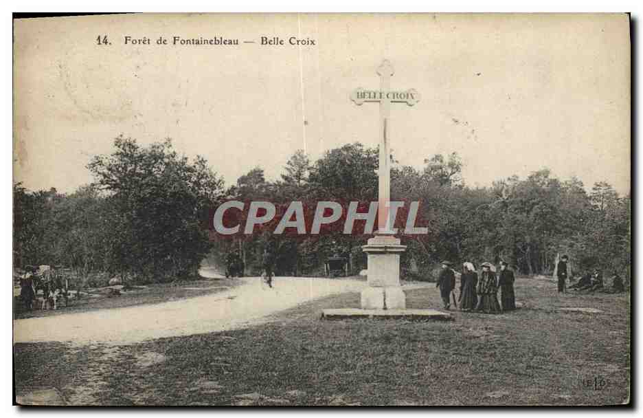 Bosque de Fontainebleau — Belle Croix — CPAPHIL