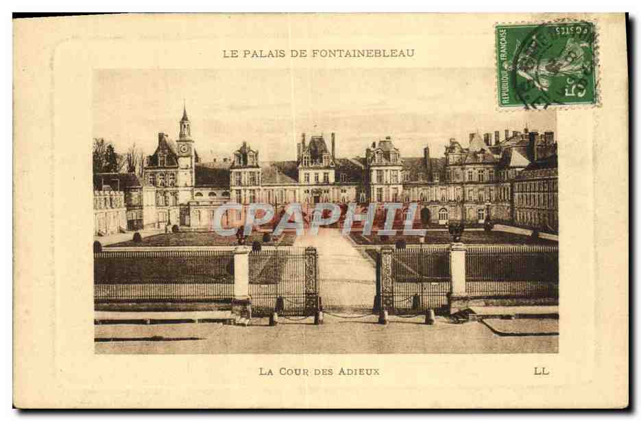 Das Schloss Fontainebleau — Die Abschiedshalle — LL