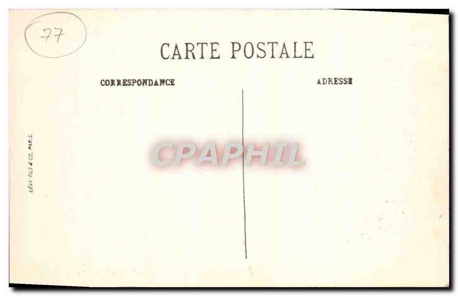 Fontainebleau — El Palacio. — Habitación de Bonaparte, primer Consul. — N.G. — Reverso