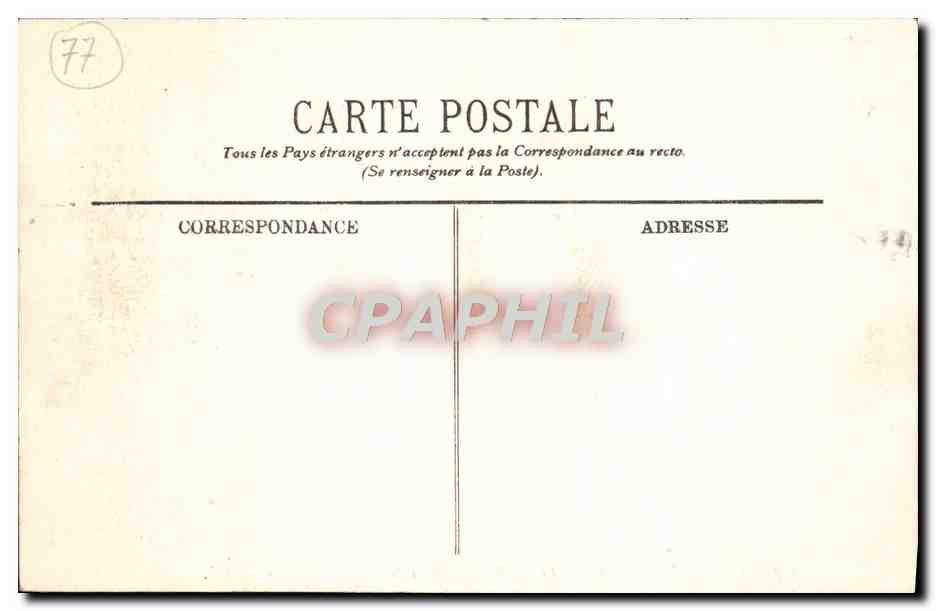 Fontainebleau — Die Wälder — Felsen von Cuvier Châtillon — LL. — Nr. 317 — Rückseite